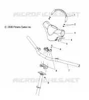 STEERING, HANDLEBAR MOUNTING