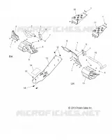 CHASSIS, CLUTCH GUARD AND FOOTRESTS