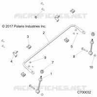 SUSPENSION, FRONT STABILIZER BAR