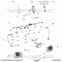 ELECTRICAL, DASH COMPONENTS, RIDE COMMAND
