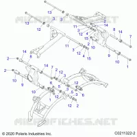 REAR SUSPENSION CONTROL ARM MOUNTING