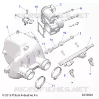 ENGINE, AIR INTAKE MANIFOLD