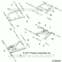 REAR SUSPENSION CONTROL ARMS