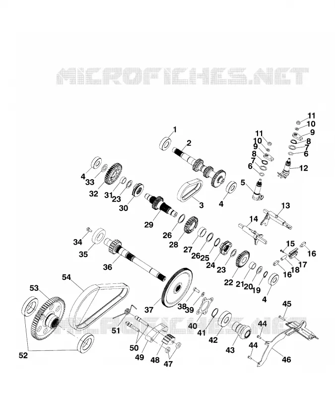 GEARCASE (INTERNAL COMPONENTS)