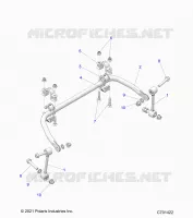 SUSPENSION, REAR STABILIZER BAR