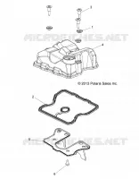 ENGINE, VALVE COVER