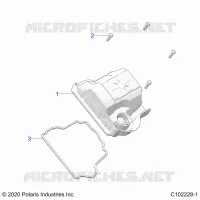 ENGINE, VALVE COVER