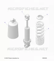 SUSPENSION, FRONT SHOCK TRACK (7045511)