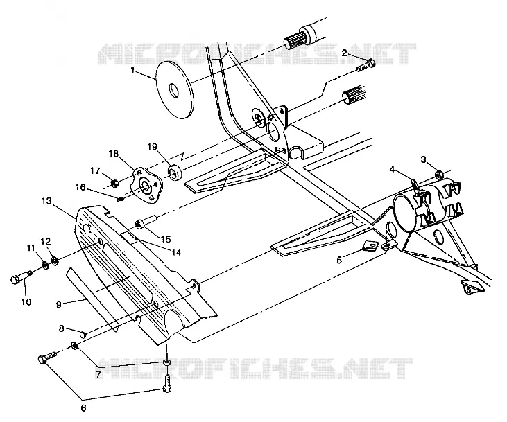 CHAIN COVER ASSEMBLY 4X4 250 W938127 (4924042404028A)
