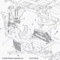 CHASSIS, ENGINE AND REAR DRIVELINE MOUNTING