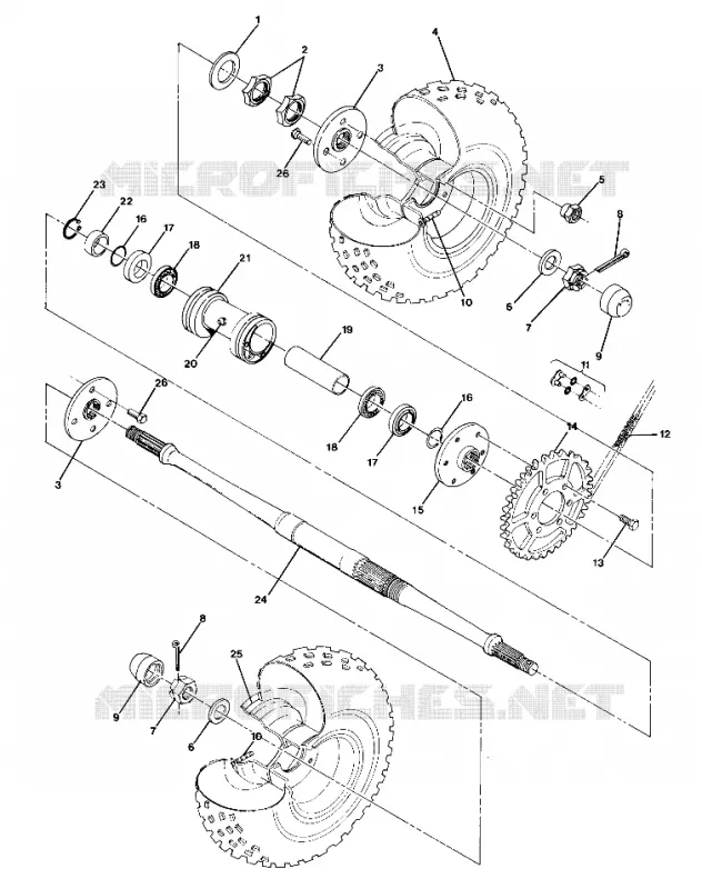 REAR WHEEL DRIVE ASSEMBLY (4917721772017A)