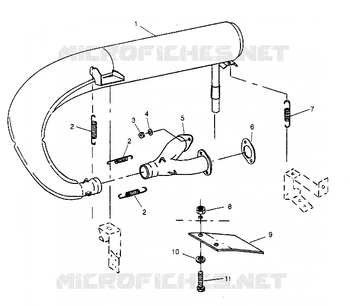 EXHAUST SYSTEM  500 EFI 0952774, EFI SKS 0952574,   EFI SKS PT 0952974, AND (4929052905C006)