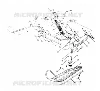 FRONT SUSPENSION AND SKI  650 RXL (4919531953007A)