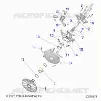DRIVE TRAIN, PRIMARY CLUTCH