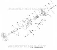 DRIVE TRAIN, PRIMARY CLUTCH