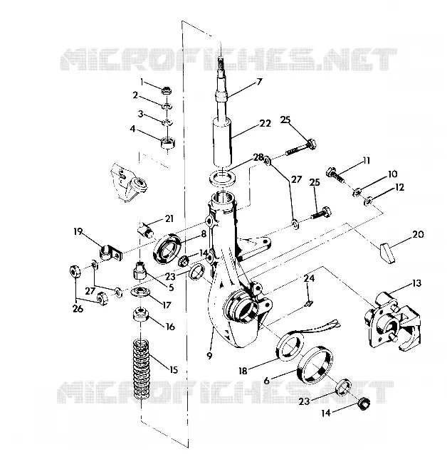 FRONT STRUT   ASSEMBLY 250 6X6 / W928727 (4922842284012A)
