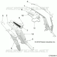 REAR FENDERS AND BEZELS- Z20NAE92AL/AR/BL/BR (C700248-8)