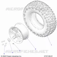 WHEELS, FRONT/REAR