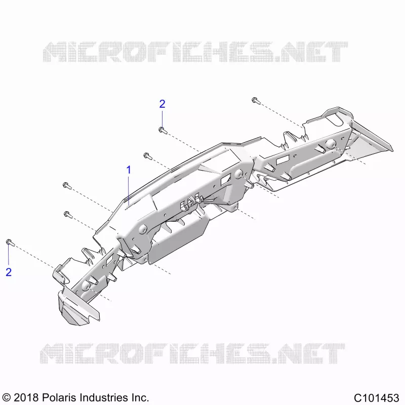 REAR BODYWORK BUMPER