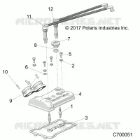 THROTTLE BODY AND VALVE COVER