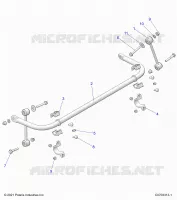 SUSPENSION, STABILIZER BAR, REAR