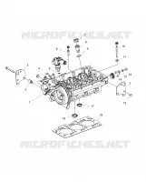 CYLINDER HEAD AND PRECOMBUSTION CHAMBER