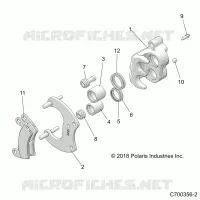 REAR BRAKE CALIPER