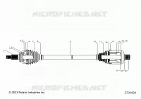 DRIVE TRAIN, REAR HALF SHAFT