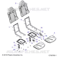 SEAT ASM. AND SLIDER