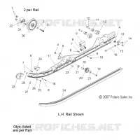SUSPENSION, RAIL MOUNTING
