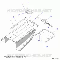 BUMPER, REAR, SNOWFLAP AND TAILLIGHT COVER