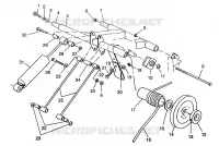 REAR TORQUE ARM TRAIL TOURING 0972262 AND  EUROPEAN TRAIL TOURING E972262 (4938313831C009)