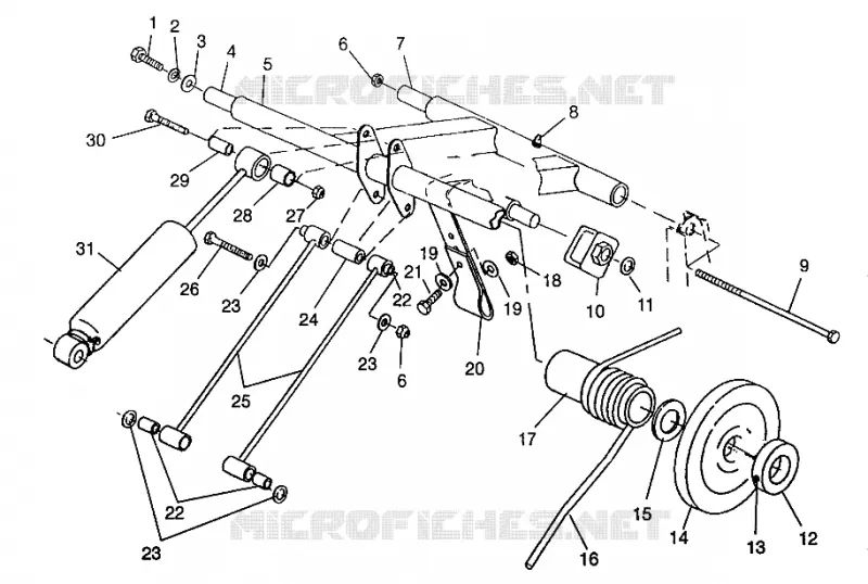 REAR TORQUE ARM TRAIL TOURING 0972262 AND  EUROPEAN TRAIL TOURING E972262 (4938313831C009)