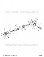 DRIVE TRAIN, FRONT GEARCASE INTERNALS