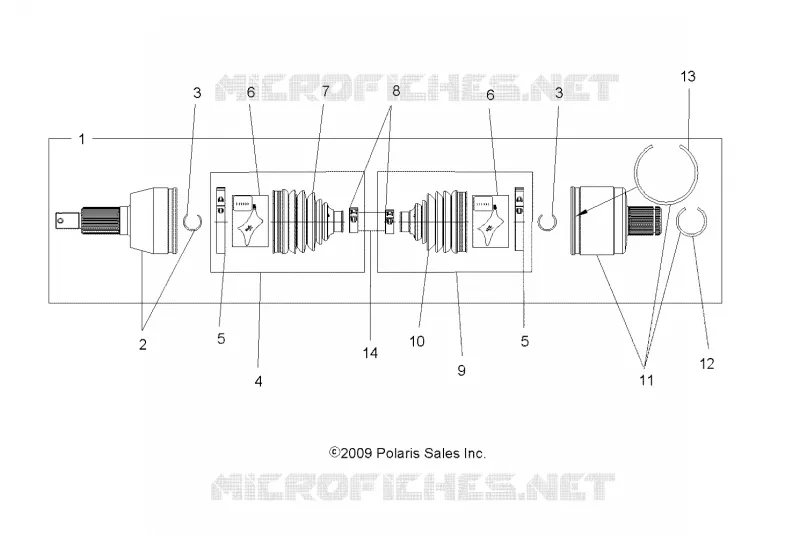 DRIVE TRAIN, DRIVE REAR SHAFT
