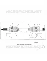 DRIVE TRAIN, REAR HALF SHAFT (TO 4/25/16)