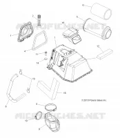 ENGINE, AIR INTAKE (BUILT 10/23/10 AND AFTER)