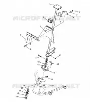 STEERING POST   ASSEMBLY 6X6 300 W948730 (4926792679B009)