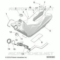 FUEL SYSTEM, FUEL TANK ASM.