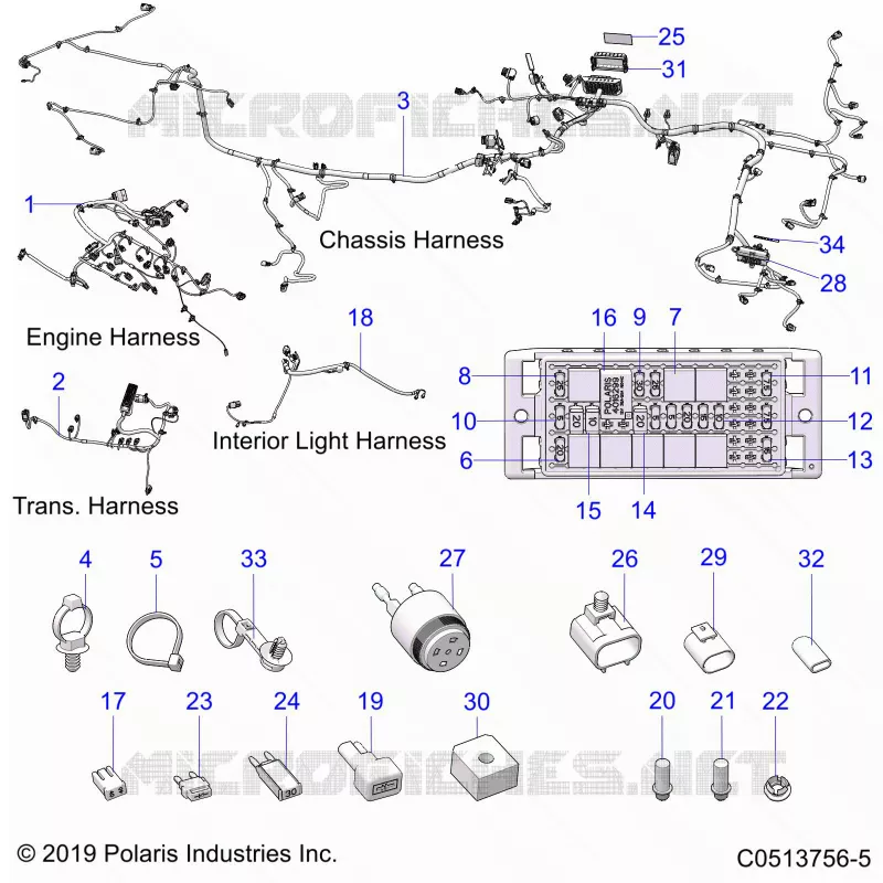 ELECTRICAL, WIRE HARNESS