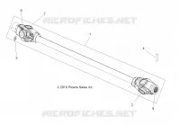 DRIVE TRAIN, PROP SHAFT, FRONT