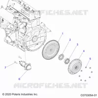 STARTER, FLYWHEEL