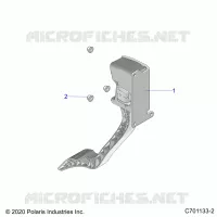 ENGINE, THROTTLE PEDAL