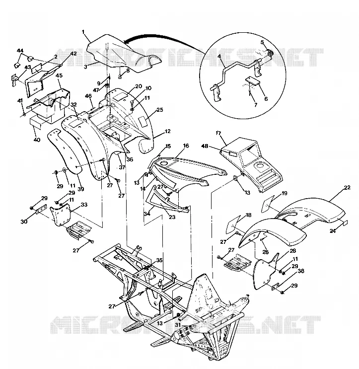 BODYWORK UPDATED 5/90 (4917731773001A)