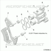BARKE CALIPER FRONT