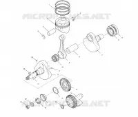 CRANKSHAFT AND PISTON