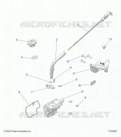 ENGINE, OIL DIPSTICK AND BREATHER