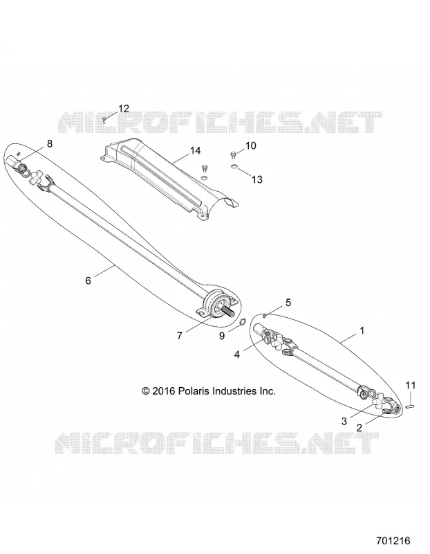 DRIVE TRAIN, PROP SHAFT