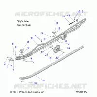 SUSPENSION, RAIL MOUNTING