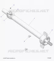 DRIVE TRAIN, PROP SHAFT,MID, BEARING